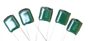 0.1 µF polyester film capacitors
